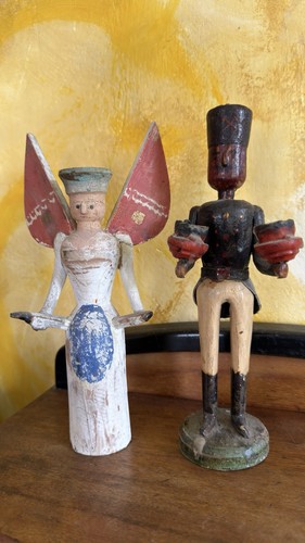 Antiker engel und bergmann aus - antiker,