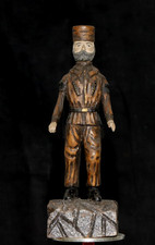 alter Bergmann geschnitzt